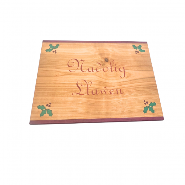 Bwrdd Torri Bwrdd torri Nadolig LLawen